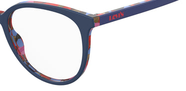 Premium Women Levi's Model Eyeglasses: LV 1019 - Blue- SpecSMART Eye Clinic (Zoom View)